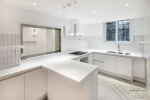 화이트 미니멀 주방, 32평 목동아파트 리모델링